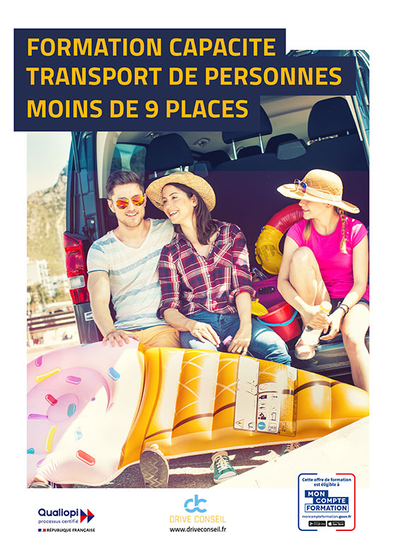 Transport de moins de 9 places