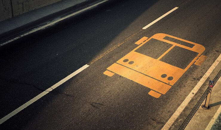 Voie de bus